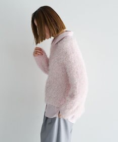 YECCA VECCA ラメ混シャギーニット