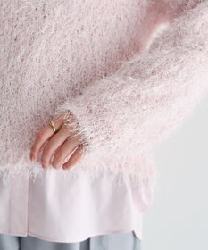 YECCA VECCA ラメ混シャギーニット