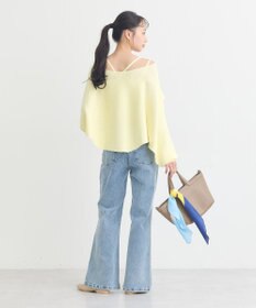 earth music&ecology 【2WAY】SET2点クロスニット＋キャミソール