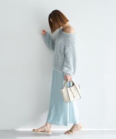 YECCA VECCA ラメ混シャギーニット