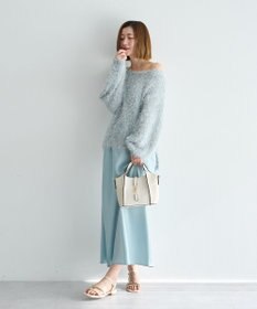 YECCA VECCA ラメ混シャギーニット