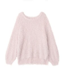 YECCA VECCA ラメ混シャギーニット