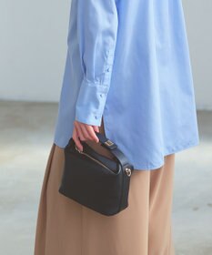 TOPKAPI 【TREASURE TOPKAPI】シュリンクレザー ハンドルオープン ミニ ショルダーバッグ