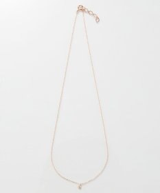 Phoebe 【金属アレルギー対応】シャイニーフチミルネックレス　シャンパンゴールド