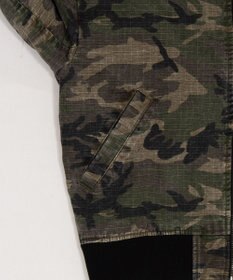 WEGO 【ユニセックス着用ITEM】リップストップフードブルゾン