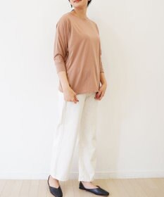 TOQUE 〈大草直子さんアドバイザー〉 【天然素材】タンギスコットン天竺ドルマンTシャツ