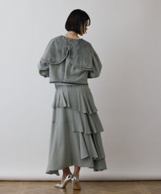 GRACE CONTINENTAL イレヘムサテンスカート