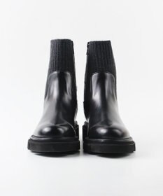 BONTRE 【イタリア製/本革】【LucaGrossi/ルカグロッシ】サイドニットショートブーツ/K148T-VA