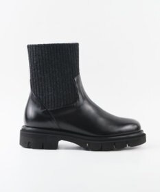 BONTRE 【イタリア製/本革】【LucaGrossi/ルカグロッシ】サイドニットショートブーツ/K148T-VA