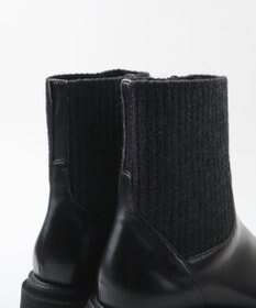 BONTRE 【イタリア製/本革】【LucaGrossi/ルカグロッシ】サイドニットショートブーツ/K148T-VA