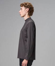 JOSEPH HOMME 新色追加【高機能素材】ハイゲージベアスムース　モックネック長袖Ｔシャツ