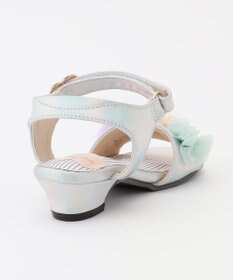 ANY KIDS フラワー ヒール サンダル