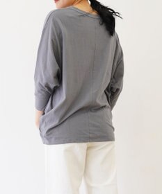TOQUE 〈大草直子さんアドバイザー〉 【天然素材】タンギスコットン天竺ドルマンTシャツ