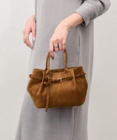 INTER-CHAUSSURES 【CHRISTIAN VILLA】レザーミディアムハンドバッグ