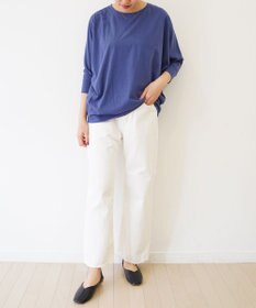 TOQUE 〈大草直子さんアドバイザー〉 【天然素材】タンギスコットン天竺ドルマンTシャツ