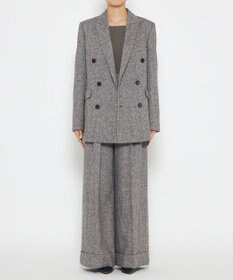 uncrave ネップツイード パンツ（uncrave WHITE）