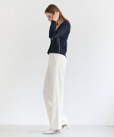 BEIGE， HELIODOR / マリンボタンクロップドカーディガン