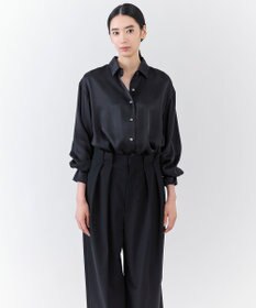 23区 【エステータ】シルクサテン シャツ