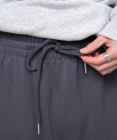 WEGO 【ユニセックス着用ITEM/MLサイズ展開/ウエストゴム】ボンディングスウェットパンツ