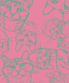 ACE BAGS & LUGGAGE 【折り畳み】 HAyU × ace. マルシェバッグ エコバッグ 猫柄 23L 17871