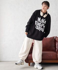 WEGO オーバーフィットジャガードプルオーバー