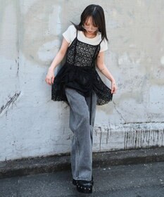 WEGO ドロストデザインキャミワンピース