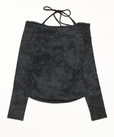 WEGO グラフィックオフショルレーストップ