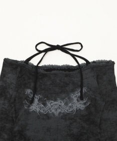 WEGO グラフィックオフショルレーストップ