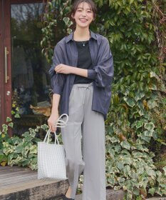 Tiaclasse 【おのののかさん着用】冷凛(ひやりん)カノコカットソーピンタックパンツ