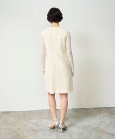 GRACE CONTINENTAL ネオンドットジャガードワンピース