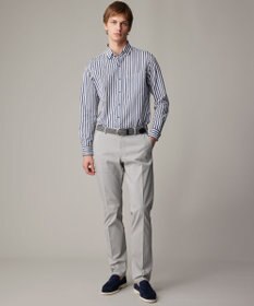 JOSEPH ABBOUD 【ストレッチ・イージーケア】ジャージーストライプシャツ