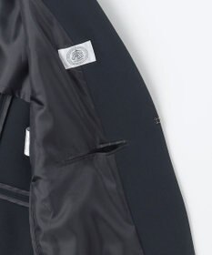 J.PRESS LADIES 【セットアップ対応】セラテリーダブルクロス ノーカラー ジャケット