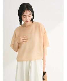 Green Parks シアーきらきらニットプルオーバー