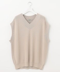 UNFILO MENS イージーケア ニットベスト [23年春夏商品]
