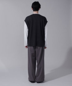 WEGO フェイクレイヤードベストT（LS）