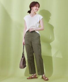 ANY 【ウエストゴム/ストレッチ】スタイリッシュベイカーパンツ