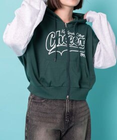 WEGO チアロゴWジップパーカー