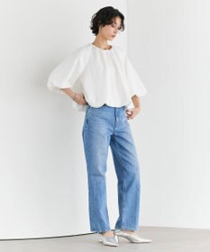 #Newans 【セレモニーにも/洗濯機可】バルーンヘムライトブルゾン​