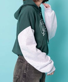 WEGO チアロゴWジップパーカー