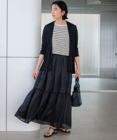 23区 【新色追加/UVケア/接触冷感】マルチ機能 シアー ショート カーディガン