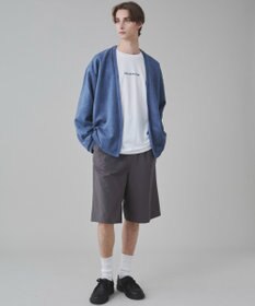 WEGO 【ユニセックス着用アITEM/２点SET】フェイクスウェードアンサンブルカーディガン