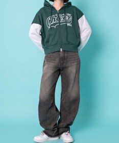 WEGO チアロゴWジップパーカー