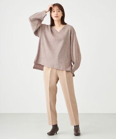 SHARE PARK LADIES 【洗える】ダブルクロスストレッチパンツ