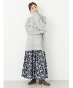 earth music&ecology ＦＬＵＦＦＹハイネックチュニック