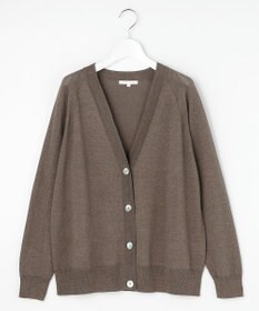 自由区 L ペーパーコットンニット カーディガン