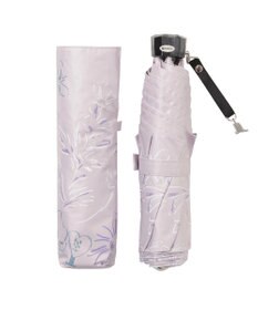 MOONBAT 【遮光率100％/遮熱/UV】LANVIN en Bleu (ランバン オン ブルー)晴雨兼用日傘 ドローイング フラワー 花柄 折りたたみ傘 簡単開閉