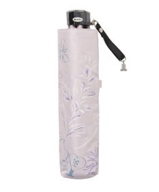 MOONBAT 【遮光率100％/遮熱/UV】LANVIN en Bleu (ランバン オン ブルー)晴雨兼用日傘 ドローイング フラワー 花柄 折りたたみ傘 簡単開閉