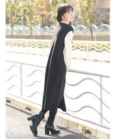 earth music&ecology 圧縮ニットＺＩＰジャンスカ