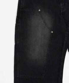 WEGO ワーカーズダブルニーデニムパンツ