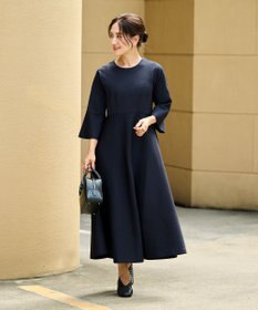 #Newans 【セレモニーにも】フレアニットワンピース